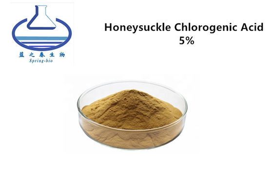 COA Honeysuckle Flower Extract Chlorogenic Acid 5% CAS 327-97-9