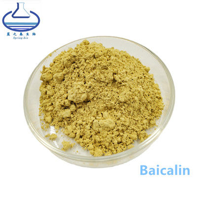 HPLC Scutellaria Baicalensis Root Extract Baicalin CAS 21967-41-9 Yellow Powder
